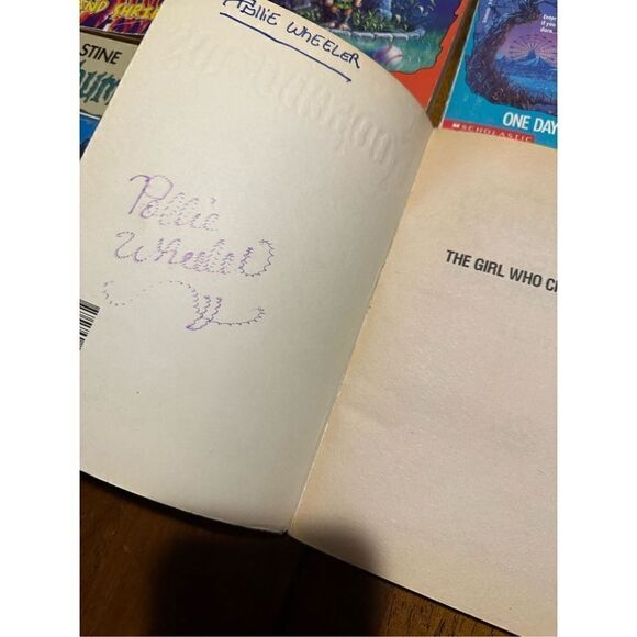 Vintage 90s R.L Stein Goosebumps Book Lot of 6 Hide and Shriek Horror Land - Picture 7 of 10